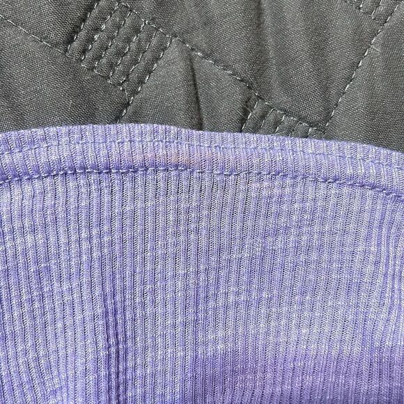 Free People Lavender Purple Turtleneck sleeveless Top size small nwt - Picture 5 of 6